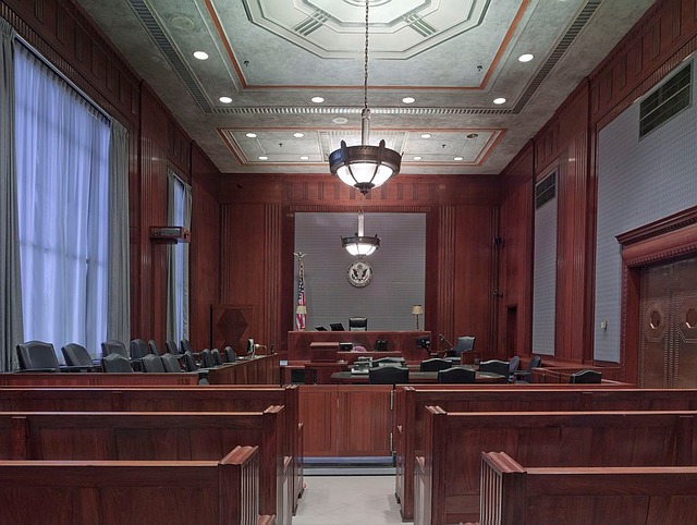 inside of courtroom